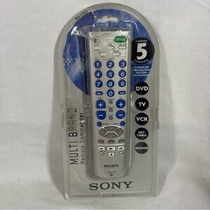 Sony‎ Remote Control Commander RM-V302 DVD TV VCR SAT Cable 5 Components New